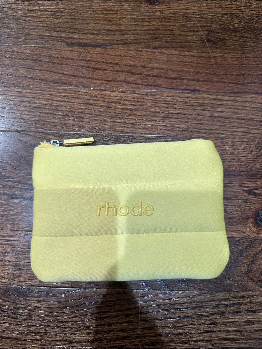 Rhode Yellow Makeup Bag